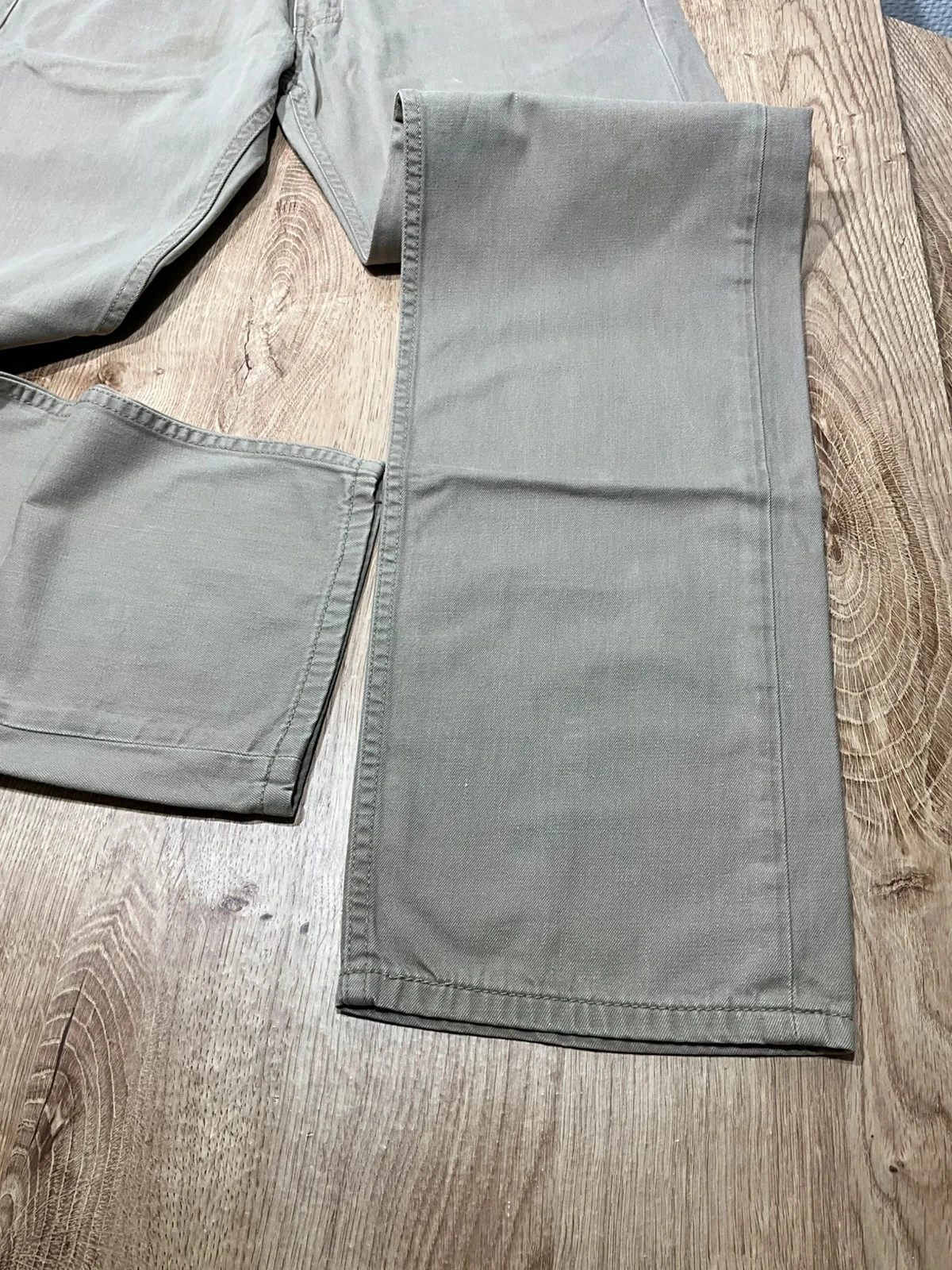 Jean Levi’s Homme 505 Straight W36 L36 Vintage 100% Coton Kaki  Lvh 114 – photo 3
